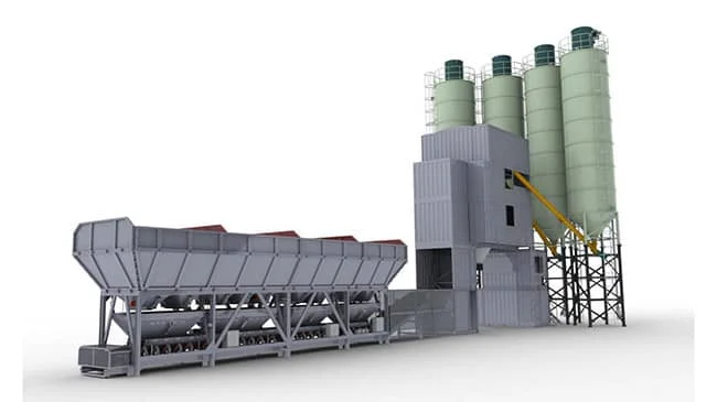 HZS120D Concrete Mixing Plant