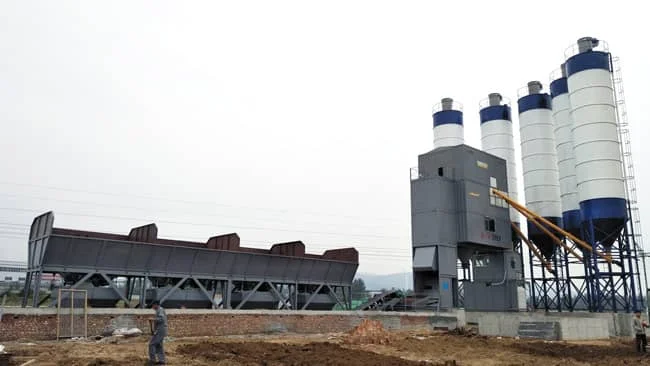 HZS180D Concrete Mixing Plant
