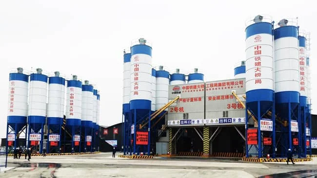 HZS240 Box type Concrete Mixing Plant