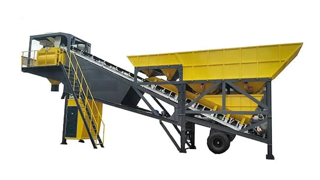 HZS50 Mobile Concrete Mixing Plant
