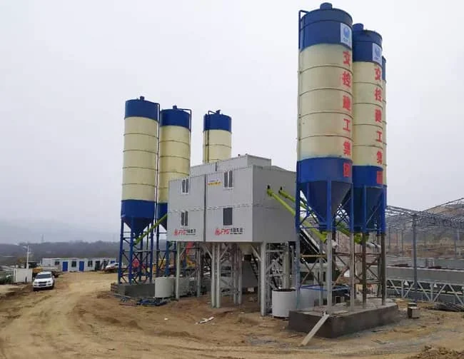 HZS60 Box type Concrete Mixing Plant