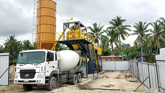 HZS75 Mobile Concrete Mixing Plant